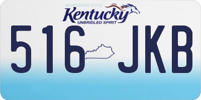 KY license plate 516JKB