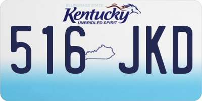 KY license plate 516JKD