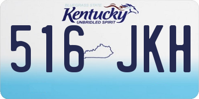 KY license plate 516JKH
