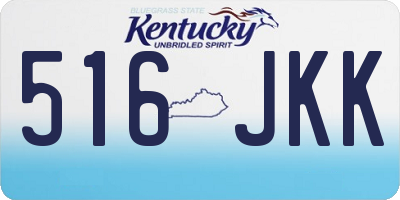 KY license plate 516JKK