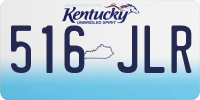 KY license plate 516JLR
