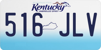 KY license plate 516JLV