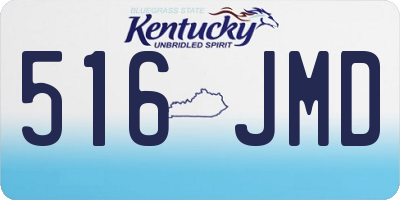 KY license plate 516JMD