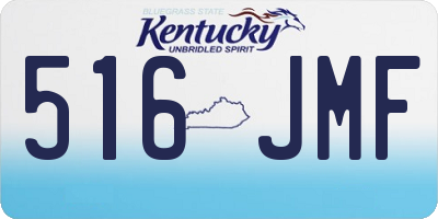 KY license plate 516JMF
