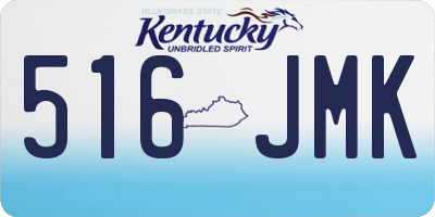 KY license plate 516JMK