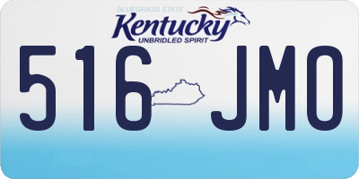 KY license plate 516JMO