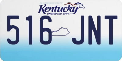 KY license plate 516JNT