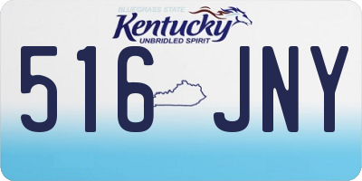 KY license plate 516JNY