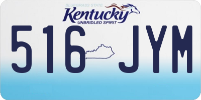 KY license plate 516JYM