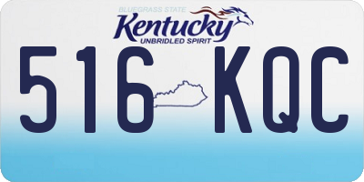 KY license plate 516KQC