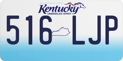 KY license plate 516LJP