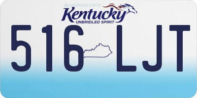 KY license plate 516LJT