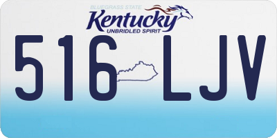 KY license plate 516LJV
