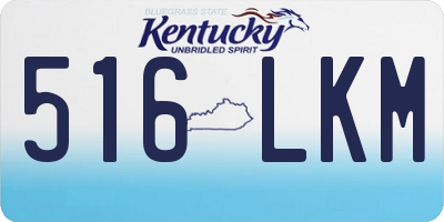 KY license plate 516LKM