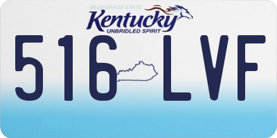KY license plate 516LVF