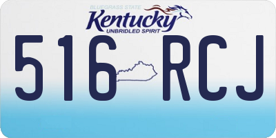 KY license plate 516RCJ