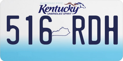 KY license plate 516RDH