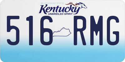 KY license plate 516RMG