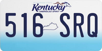 KY license plate 516SRQ