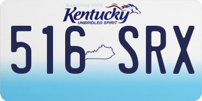 KY license plate 516SRX