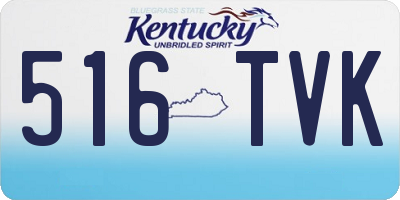 KY license plate 516TVK