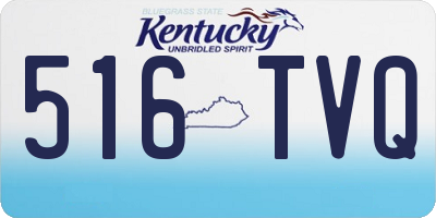 KY license plate 516TVQ
