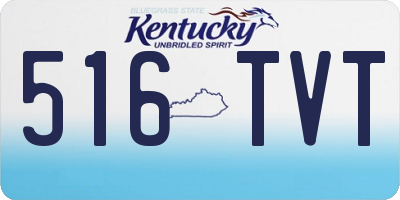KY license plate 516TVT