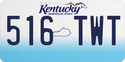 KY license plate 516TWT