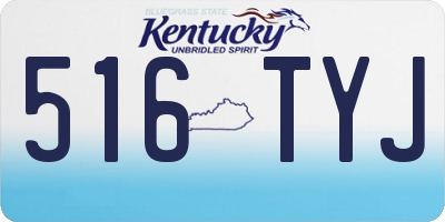 KY license plate 516TYJ
