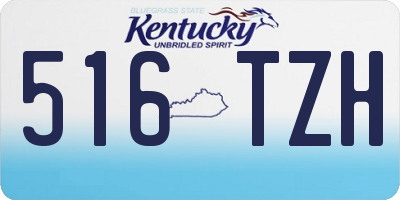 KY license plate 516TZH