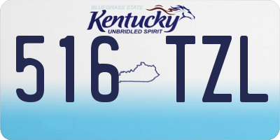 KY license plate 516TZL