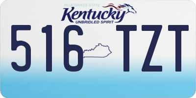 KY license plate 516TZT