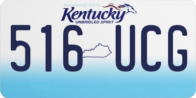 KY license plate 516UCG