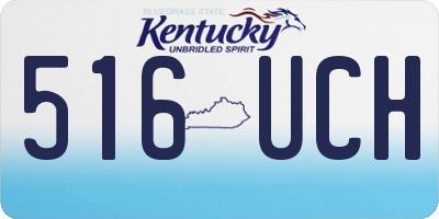 KY license plate 516UCH