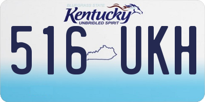 KY license plate 516UKH