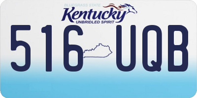 KY license plate 516UQB