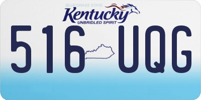 KY license plate 516UQG