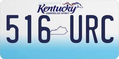 KY license plate 516URC