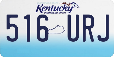 KY license plate 516URJ