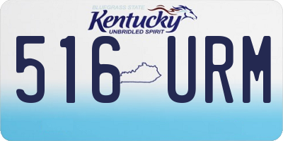 KY license plate 516URM
