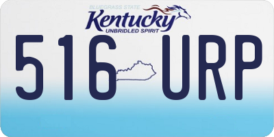 KY license plate 516URP
