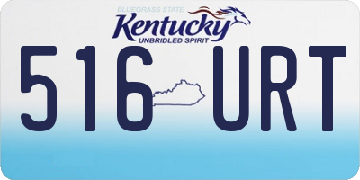 KY license plate 516URT