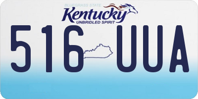 KY license plate 516UUA