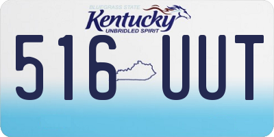 KY license plate 516UUT
