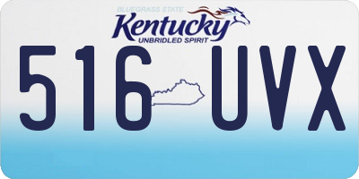 KY license plate 516UVX