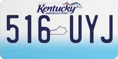 KY license plate 516UYJ