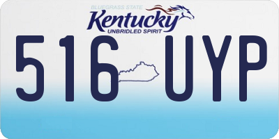 KY license plate 516UYP