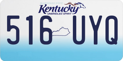 KY license plate 516UYQ
