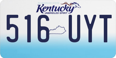 KY license plate 516UYT