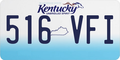 KY license plate 516VFI
